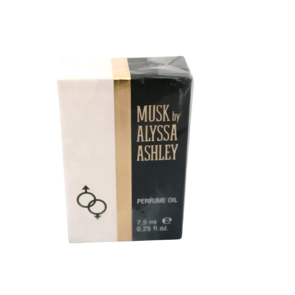 Musk By Alyssa Ashley Perfume Oil 0.25 oz. Fragrance Mini Travel Size NEW SEALED